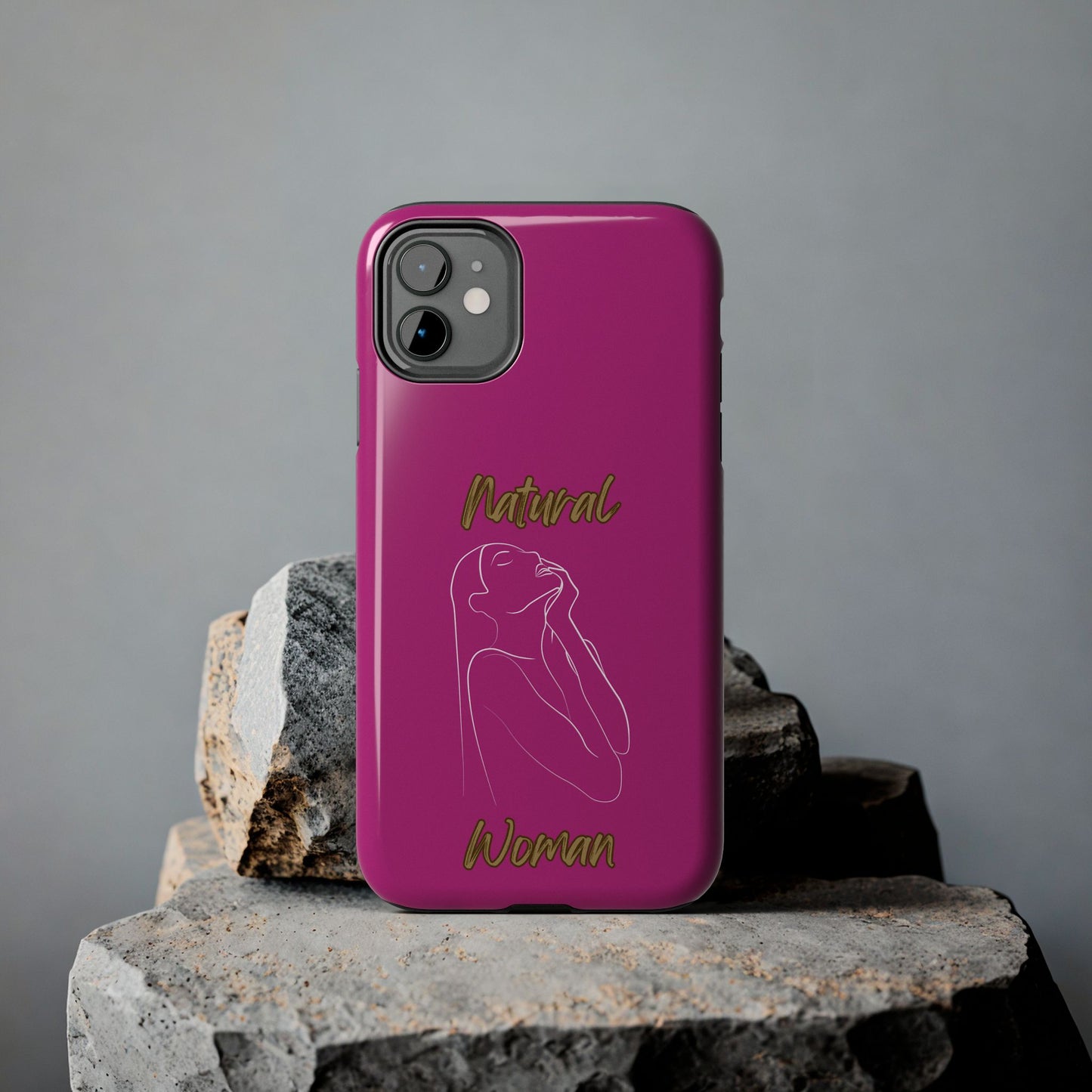 Natural Woman Thank You (WL) Tough Phone Cases PINK