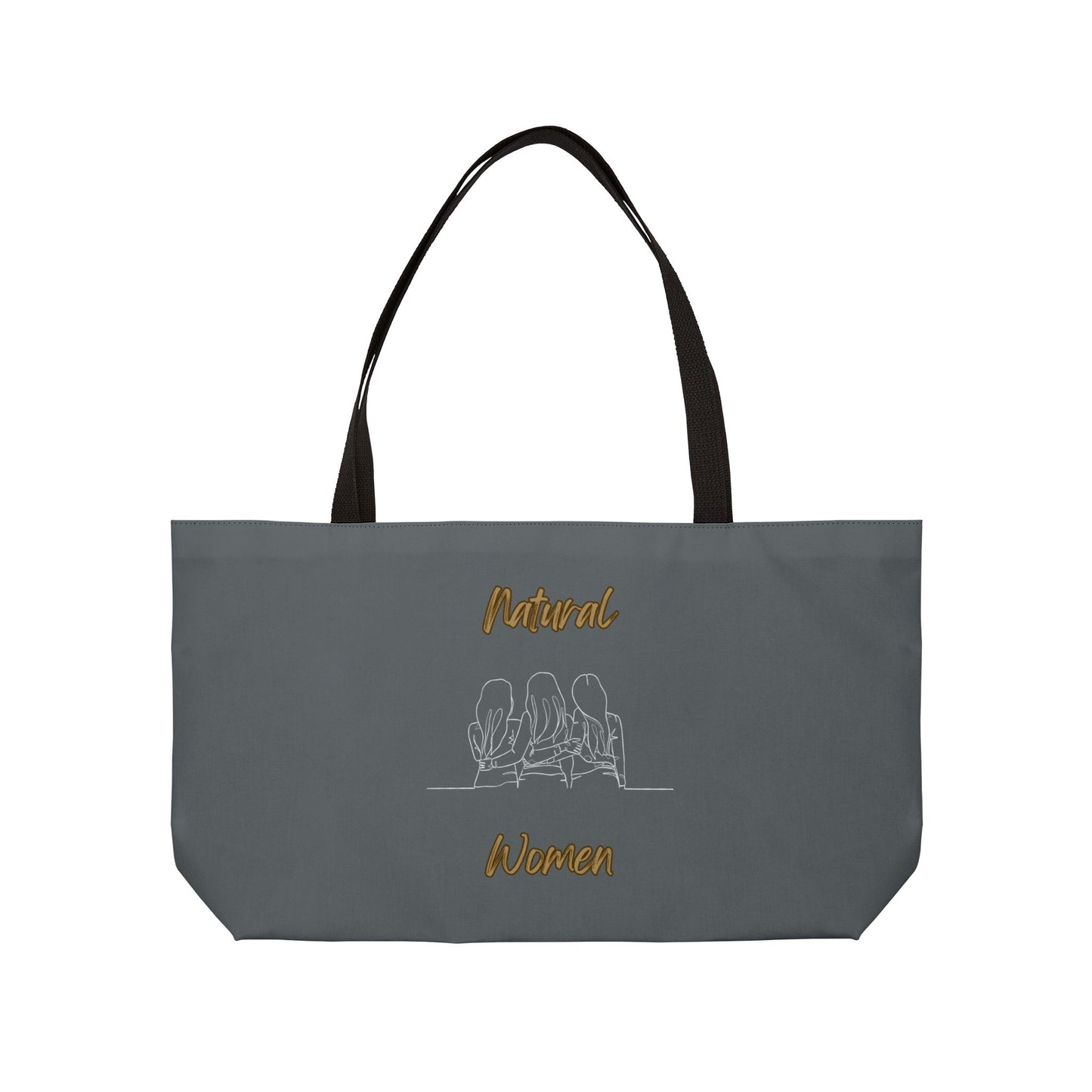 Natural Woman Loving Friends (WL) Weekender Tote Bag DARK GREY