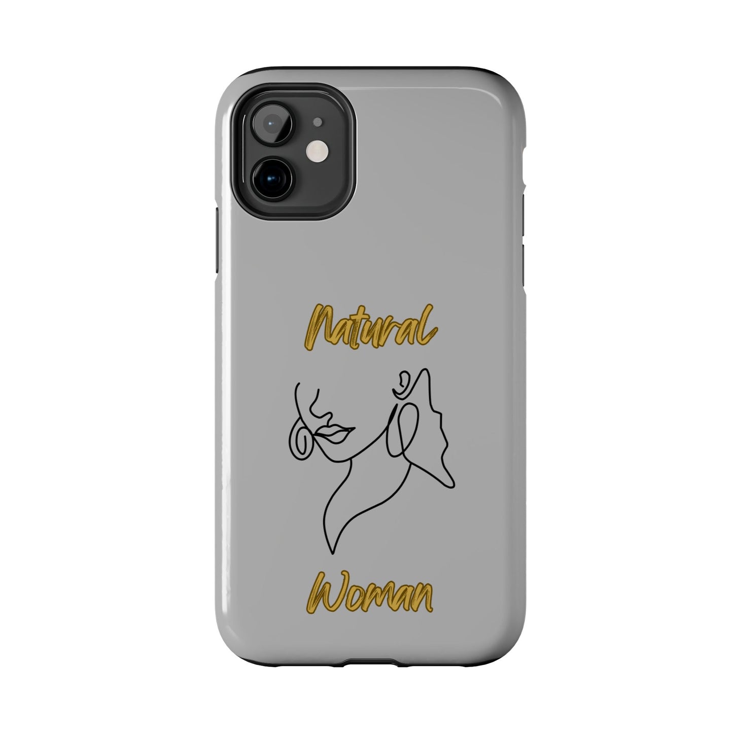 Natural Woman Lips (BL)Tough Phone Cases LIGHT GREY
