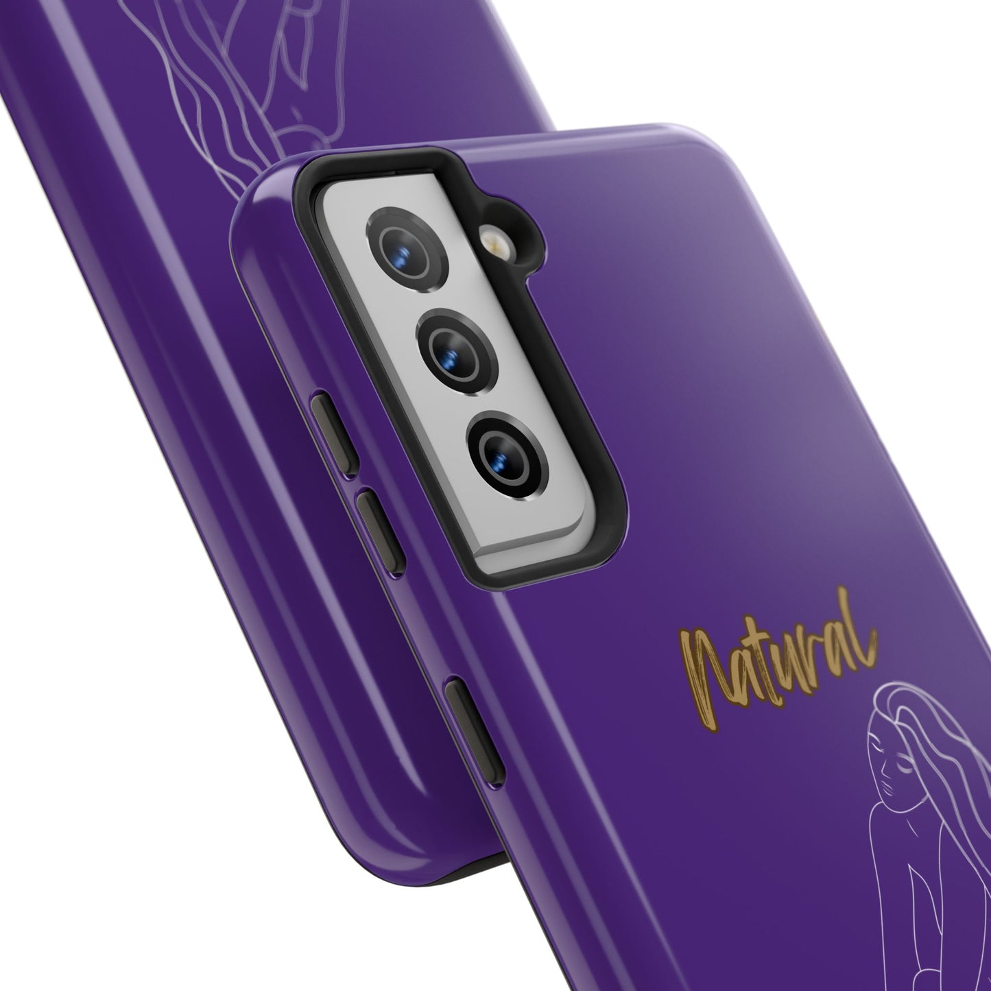Natural Woman Beauty (WL) Tough Phone Cases PURPLE