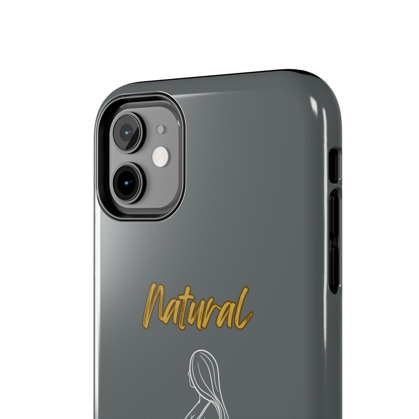 Natural Woman Expecting (WL)Tough Phone Cases DARK GREY