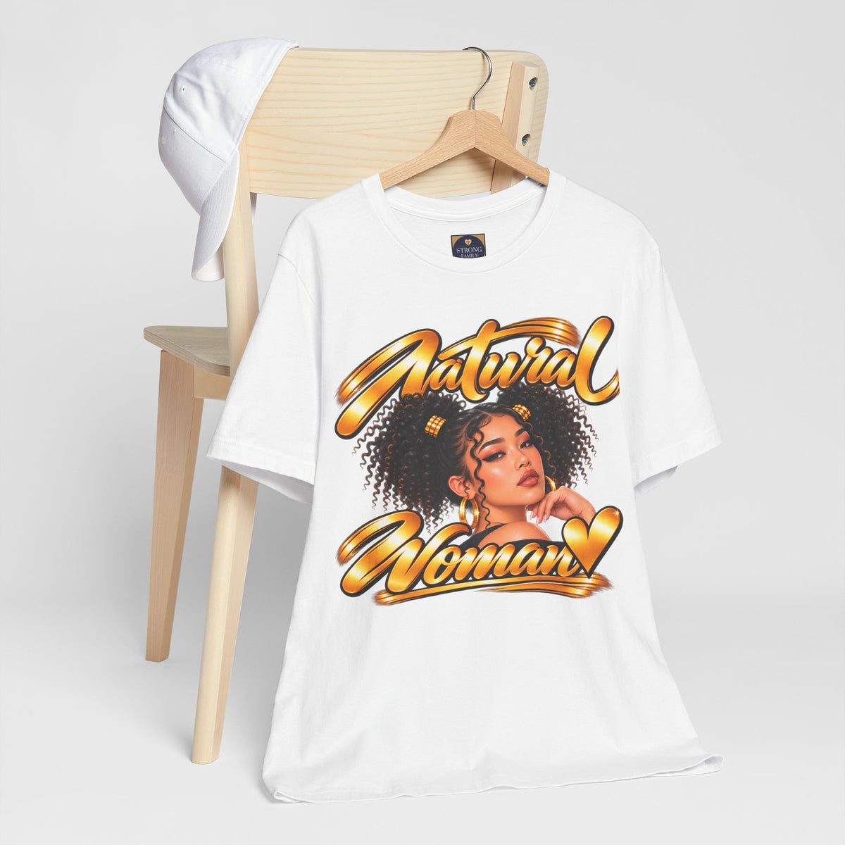 Natural Woman Twin Puffs Graphic Tee – Asian Edition | Strong Family