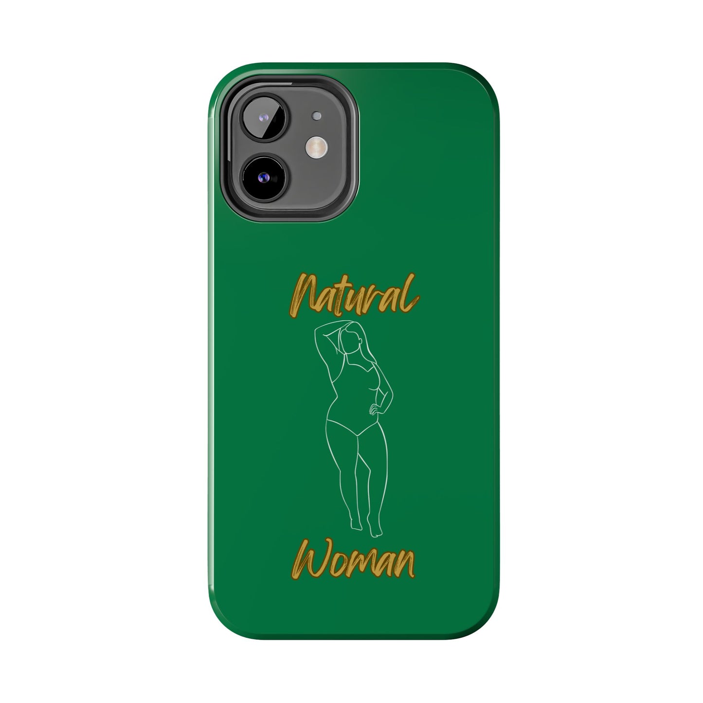 Natural Woman Looking Good (WL)Tough Phone Cases DARK GREEN
