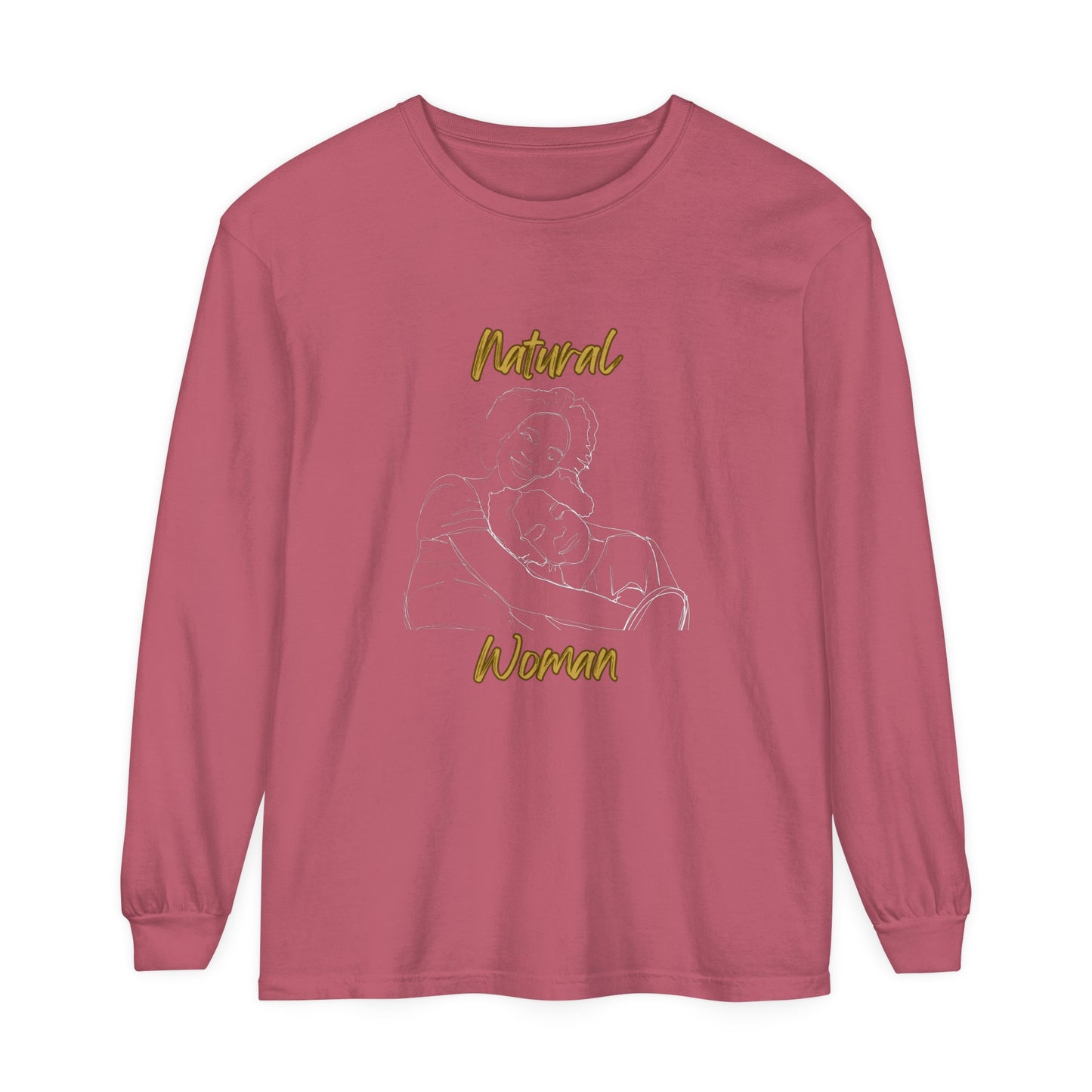 Natural Woman Loving Embrace (WL) Long Sleeve T-Shirt