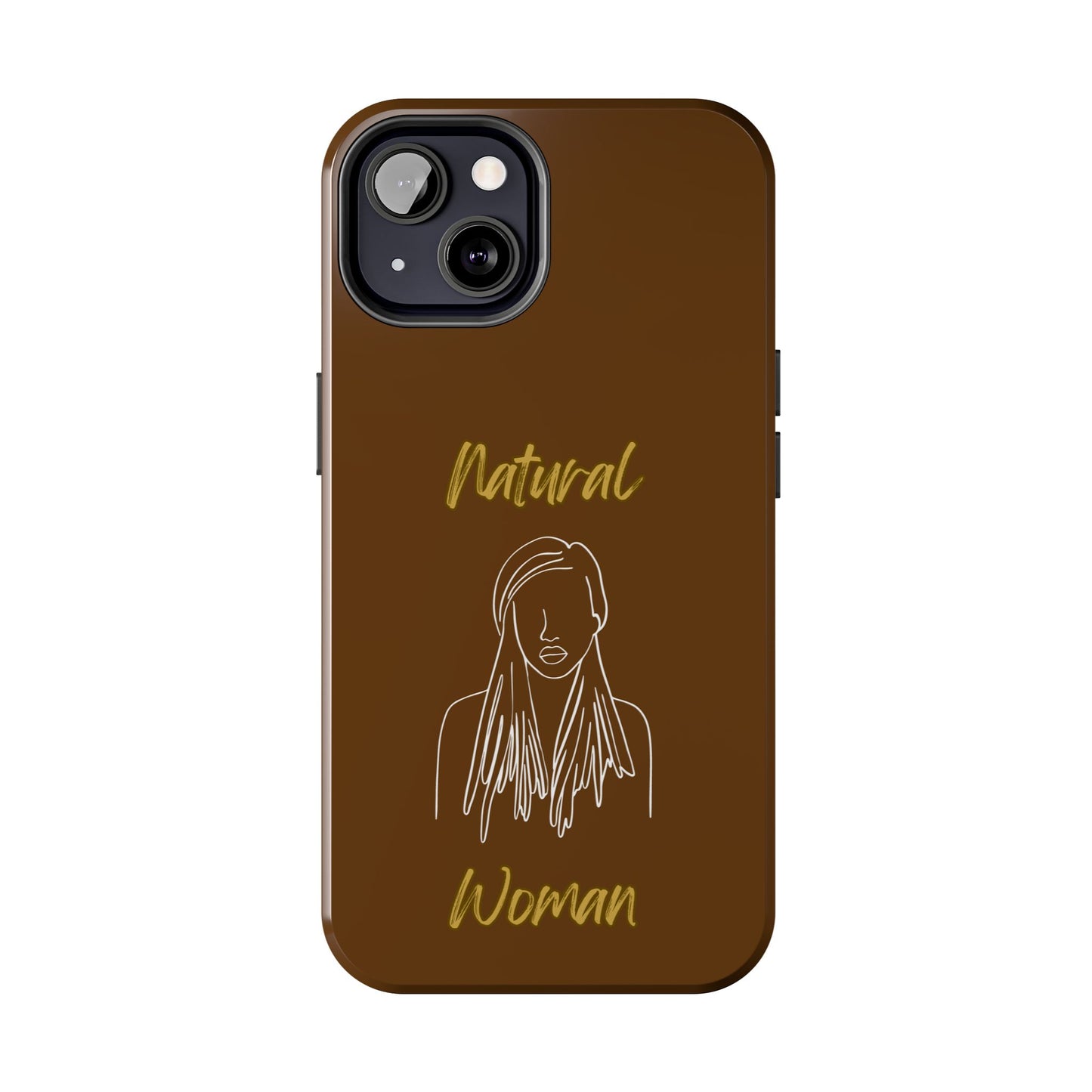 Natural Woman Content (WL)Tough Phone Cases BROWN