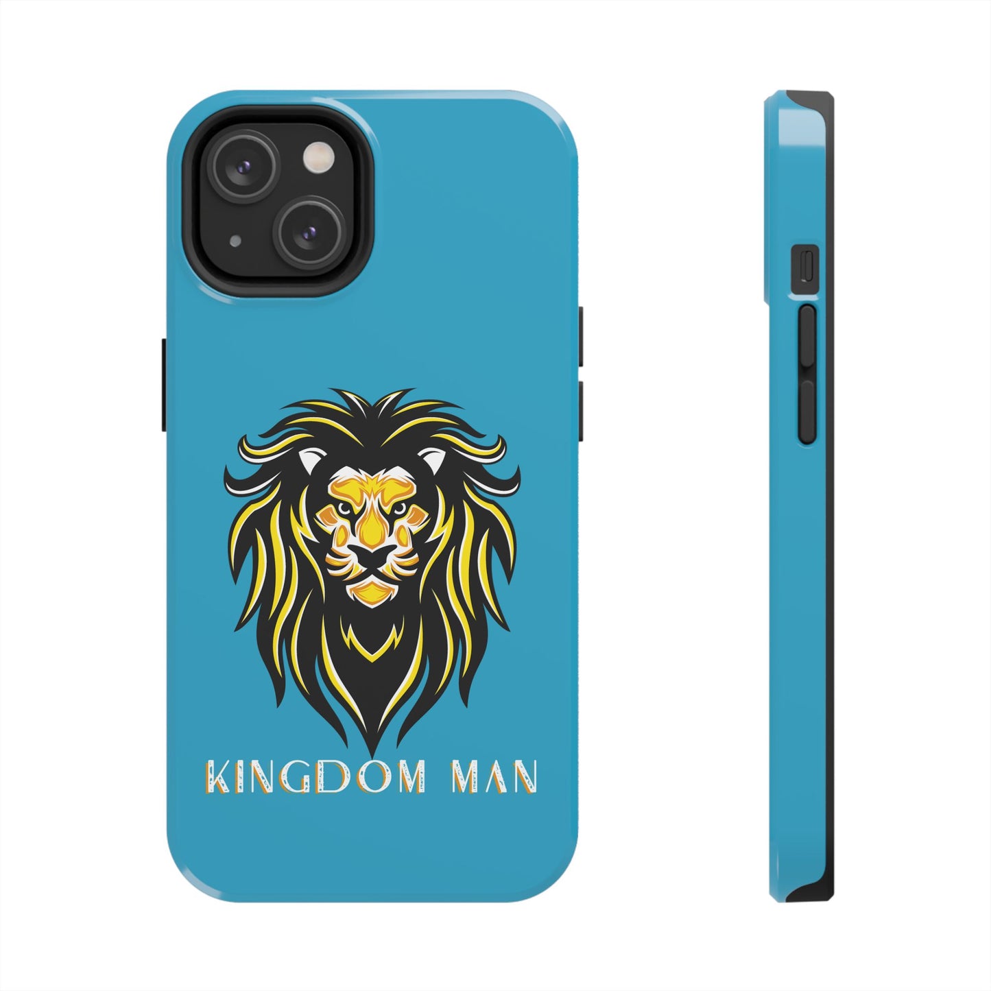 Kingdom Man (White-Gold Label) Tough Phone Case TURQUOISE