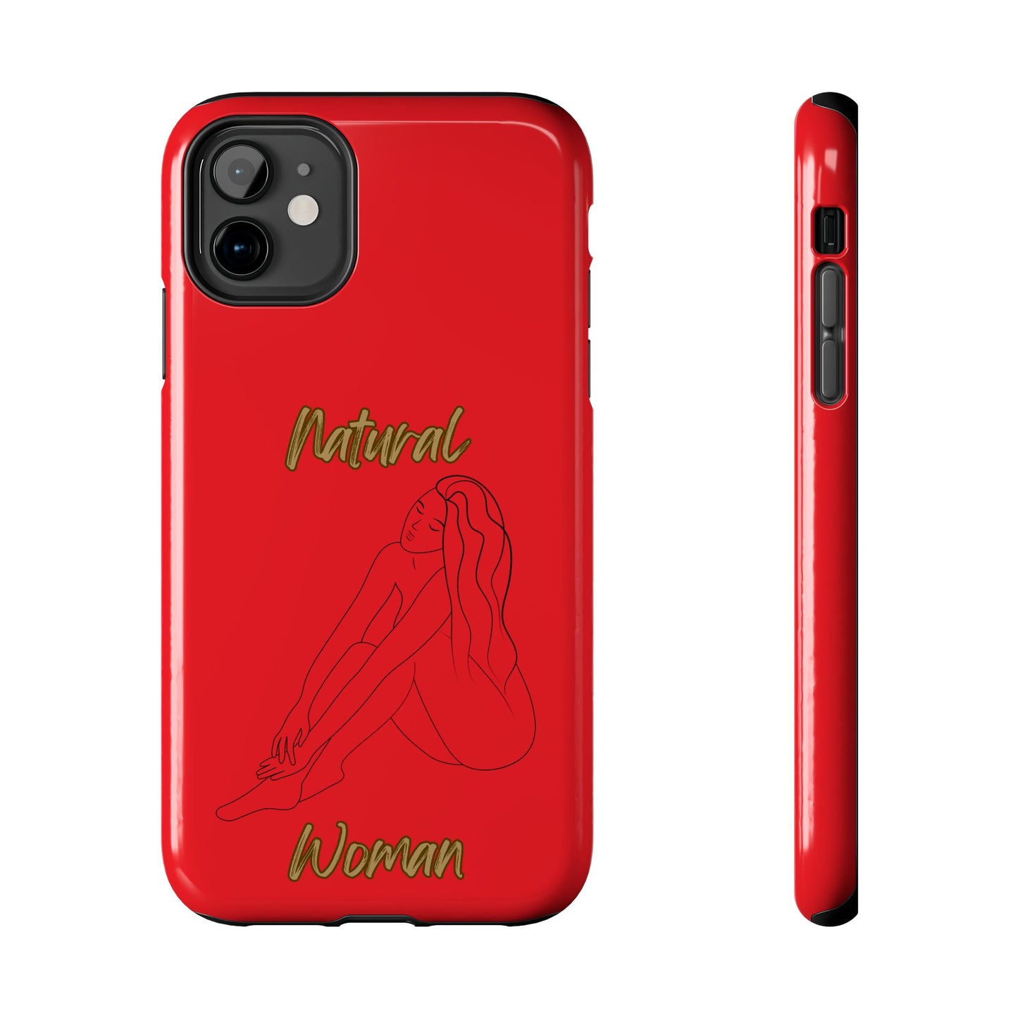 Natural Woman Beauty (BL) Tough Phone Cases RED