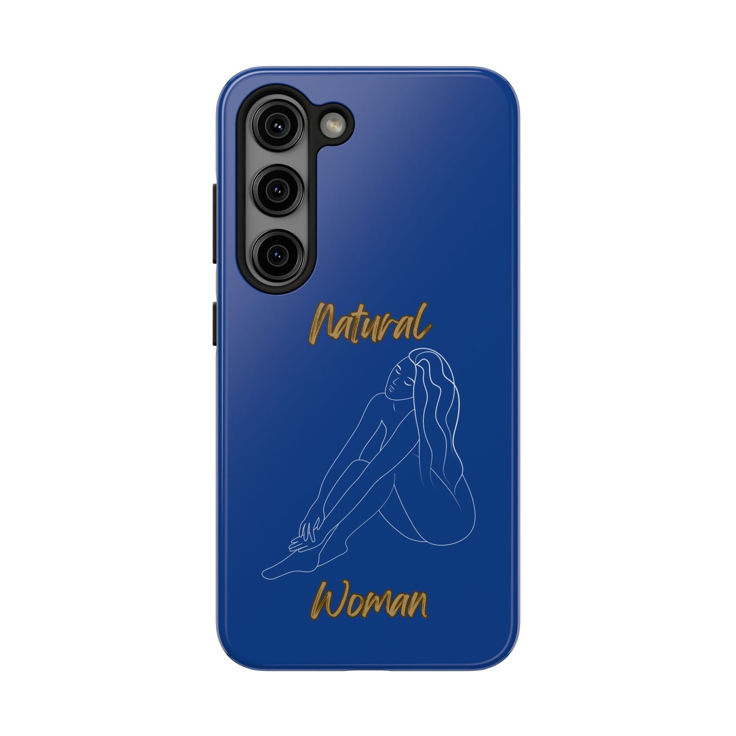 Natural Woman Beauty (WL) Tough Phone Cases DARK BLUE