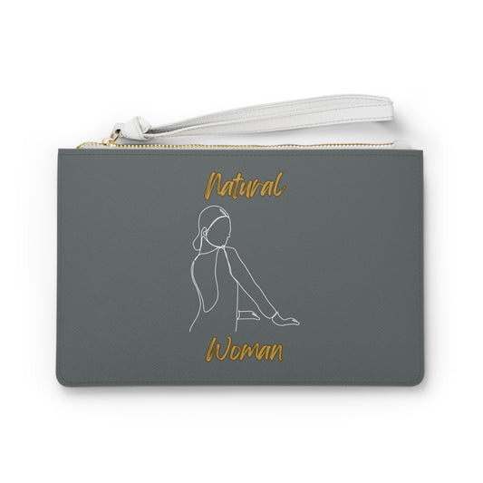 Natural Woman Hands Ready (WL) Clutch Bag DARK GREY