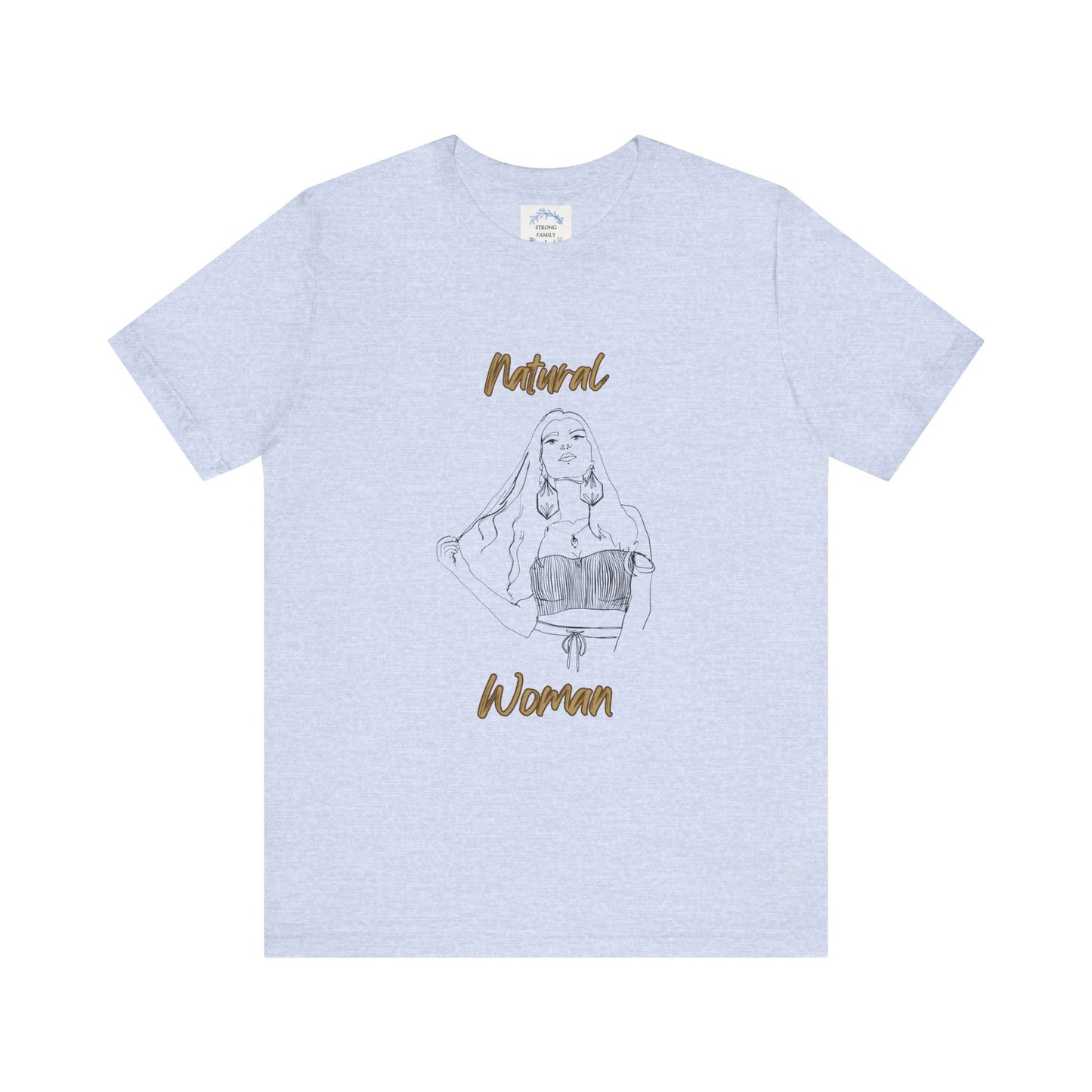 Natural Woman Thinking (BL) Short Sleeve T-Shirt