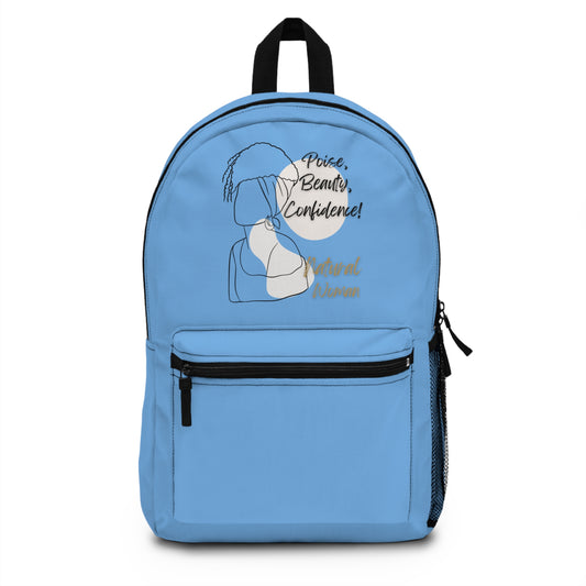 Natural Woman Puff (BL) Backpack LIGHT BLUE