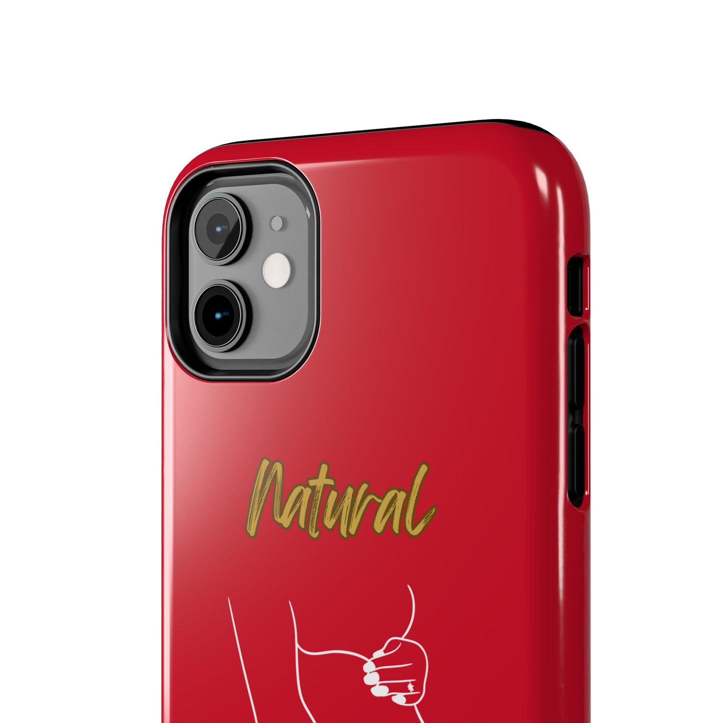 Natural Woman Loved In & Out (WL)Tough Phone Cases DARK RED