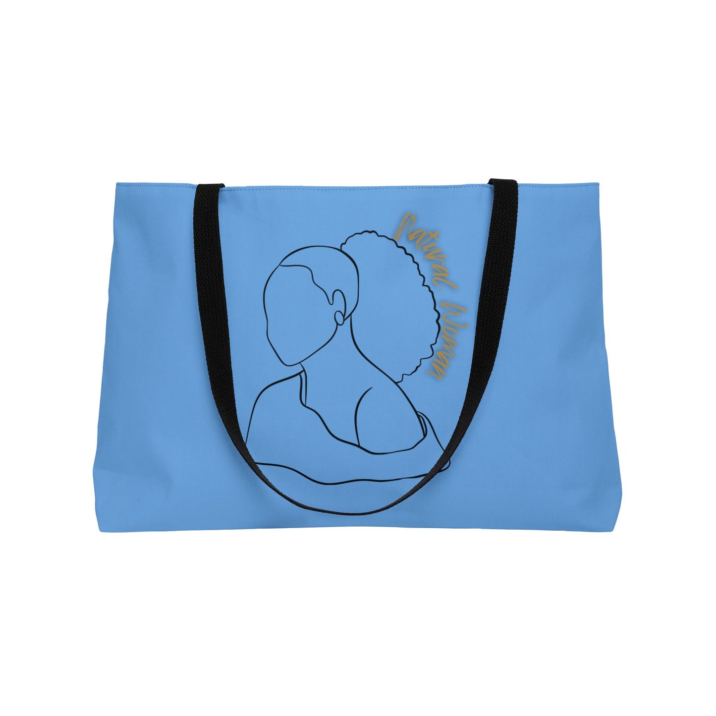 Natural Woman Behind Head (BL) Weekender Tote Bag LIGHT BLUE