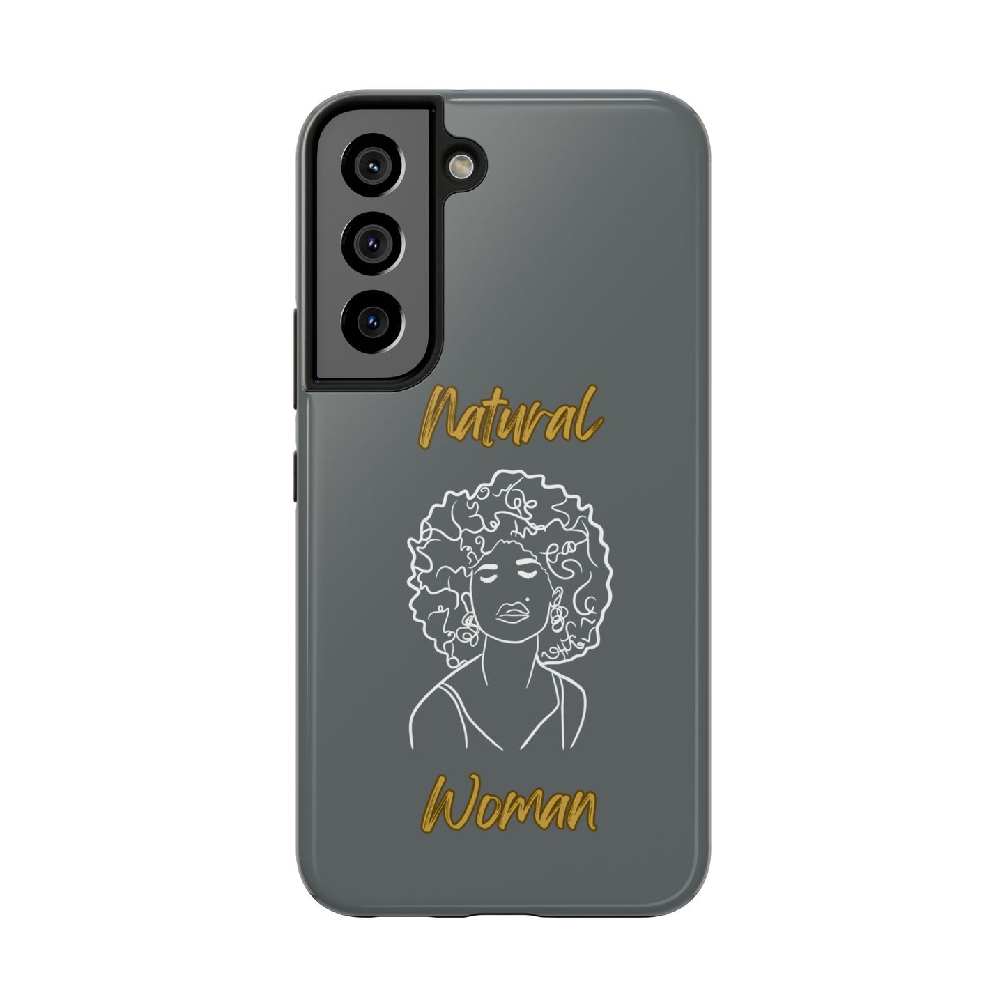 Natural Woman All About Me (WL)Tough Phone Cases DARK GREY
