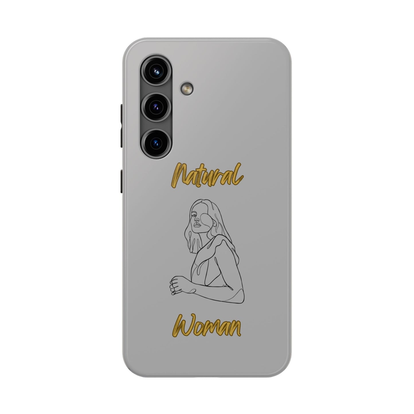Natural Woman Care Free (BL)Tough Phone Cases LIGHT GREY