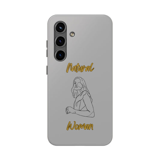 Natural Woman Care Free (BL)Tough Phone Cases LIGHT GREY