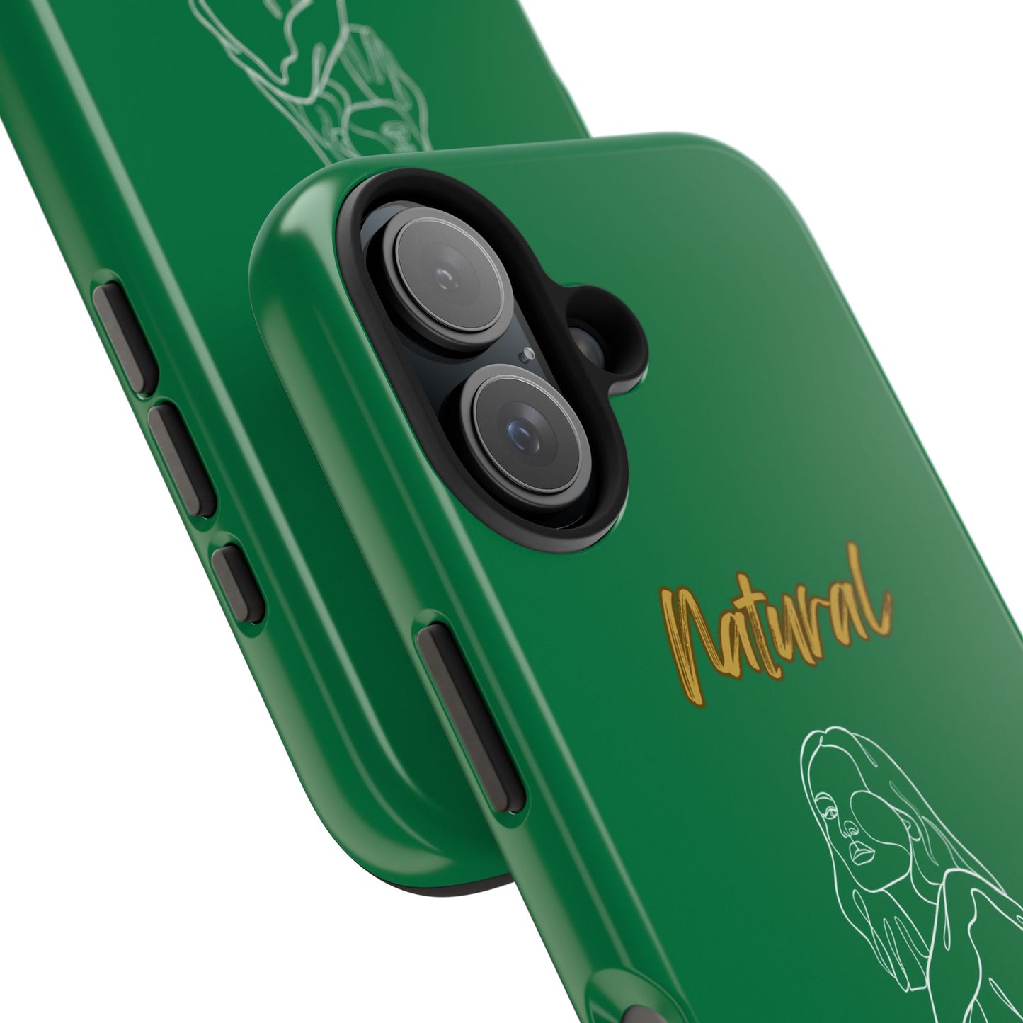 Natural Woman Care Free (WL)Tough Phone Cases DARK GREEN