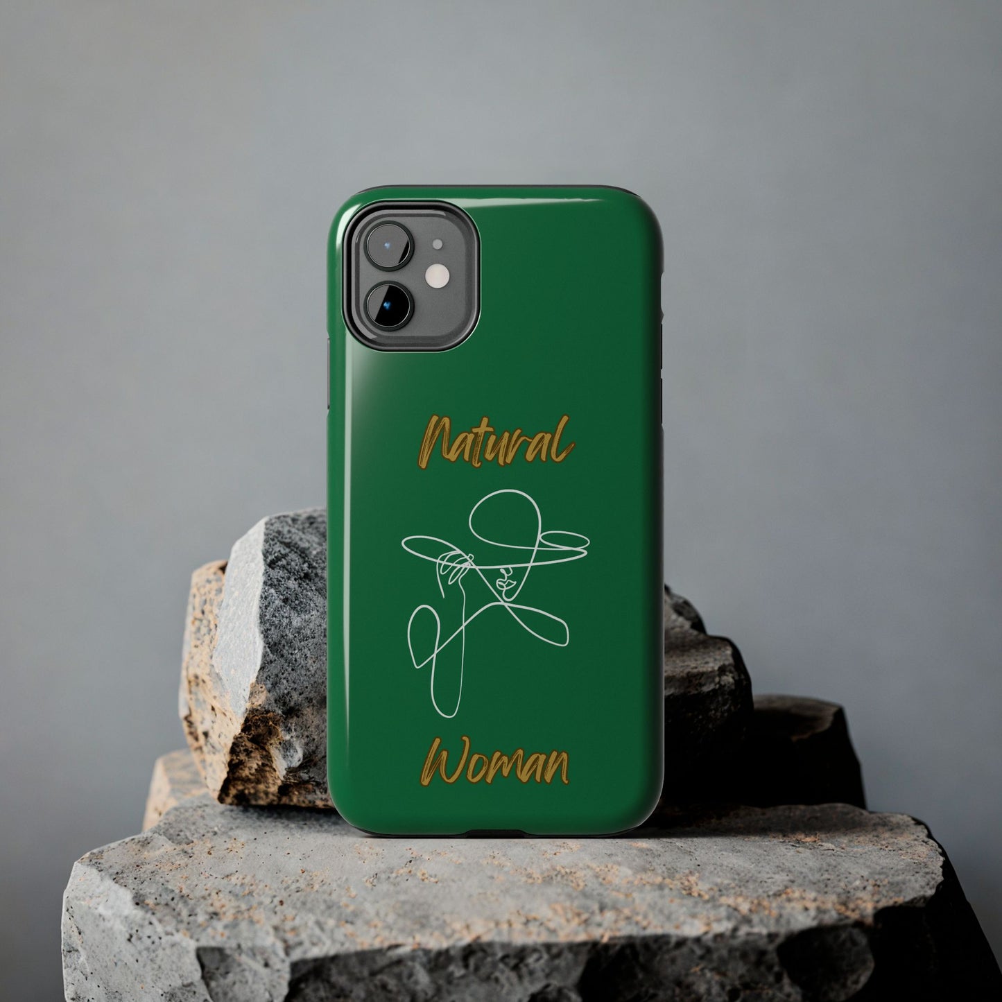 Natural Woman An Original (WL)Tough Phone Cases DARK GREEN