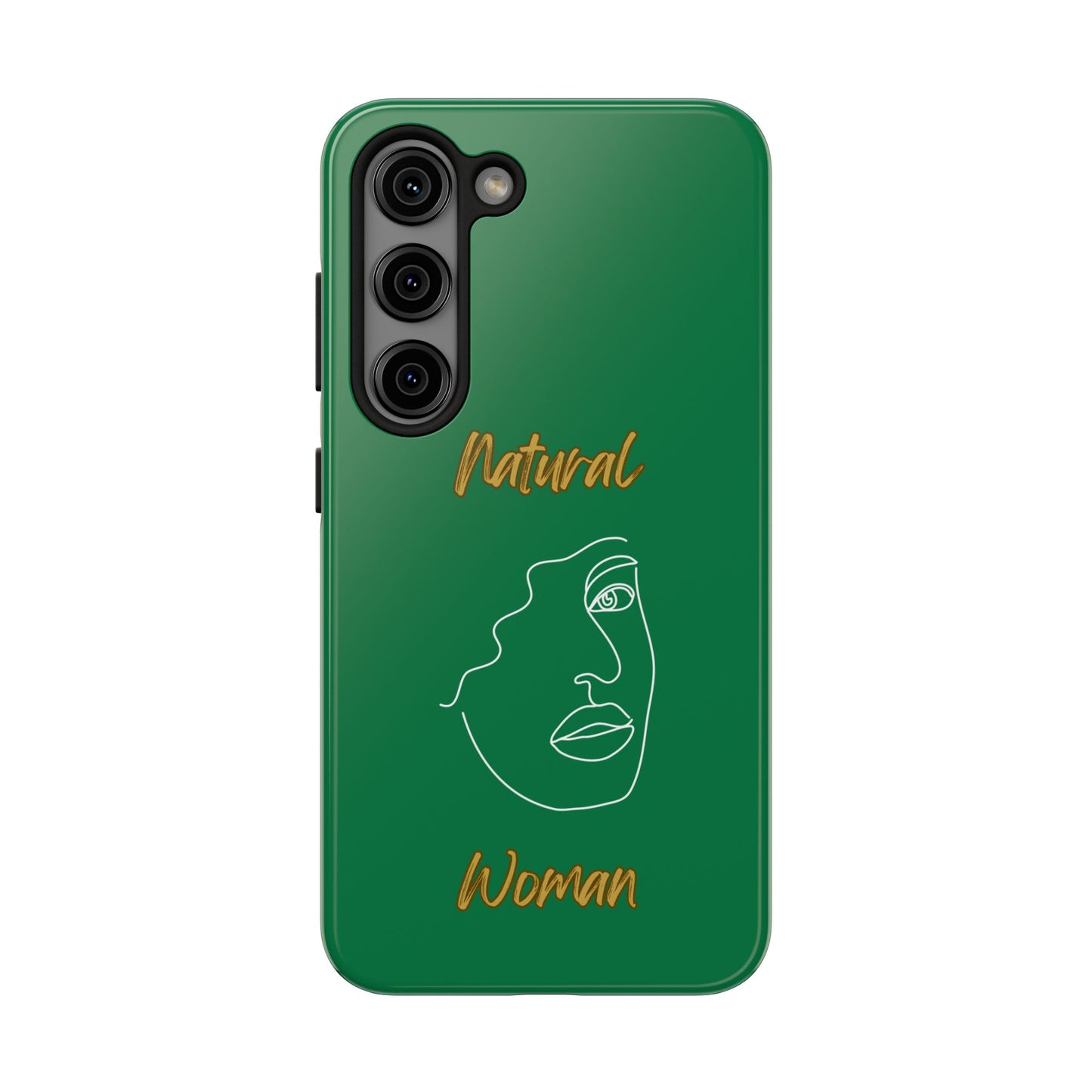 Natural Woman Peekaboo (WL)Tough Phone Cases DARK GREEN