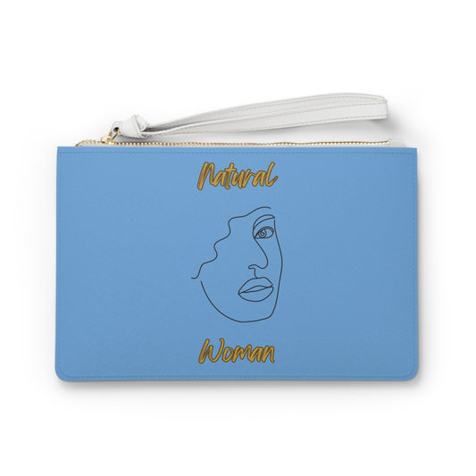 Natural Woman Peekaboo (BL) Clutch Bag LIGHT BLUE