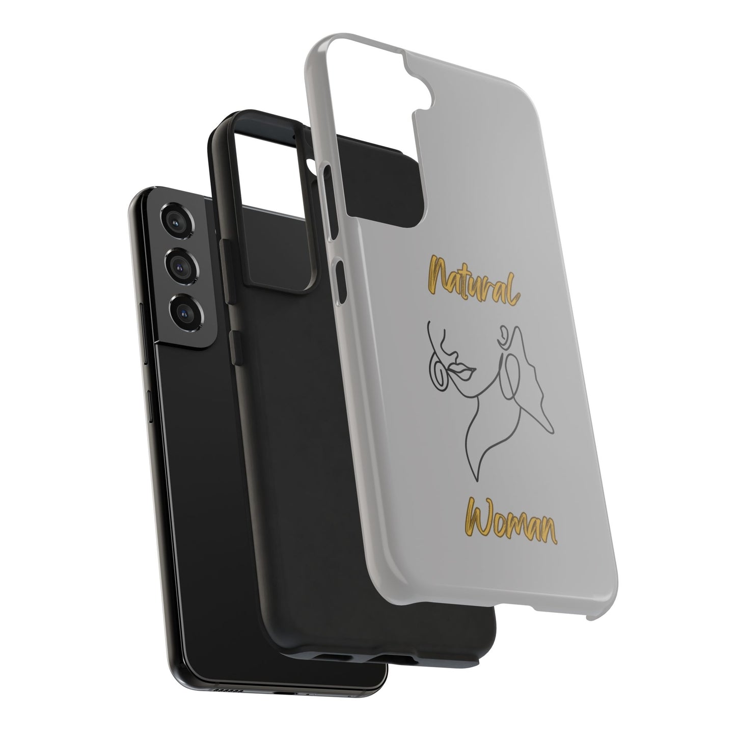 Natural Woman Lips (BL)Tough Phone Cases LIGHT GREY
