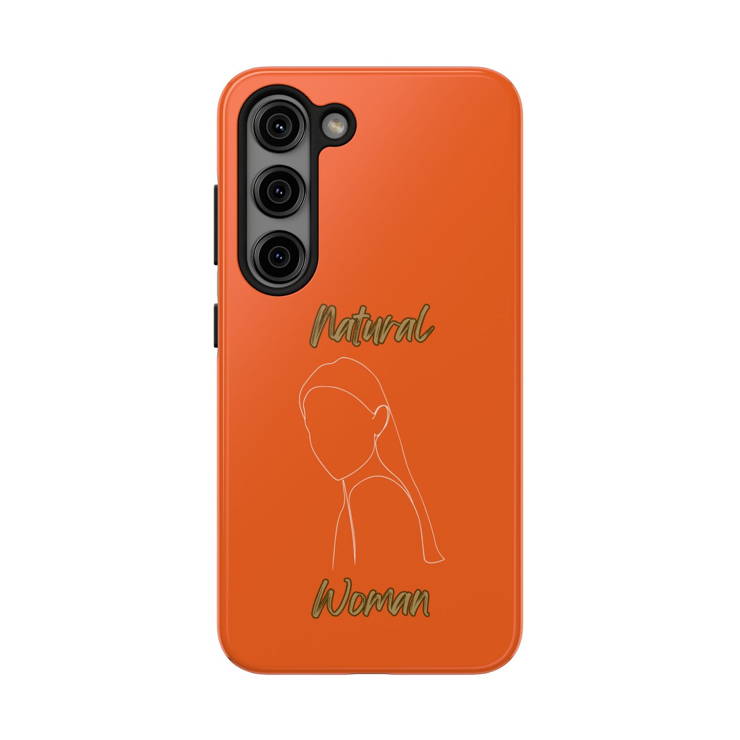 Natural Woman Tilted Look (WL) Tough Phone Cases ORANGE