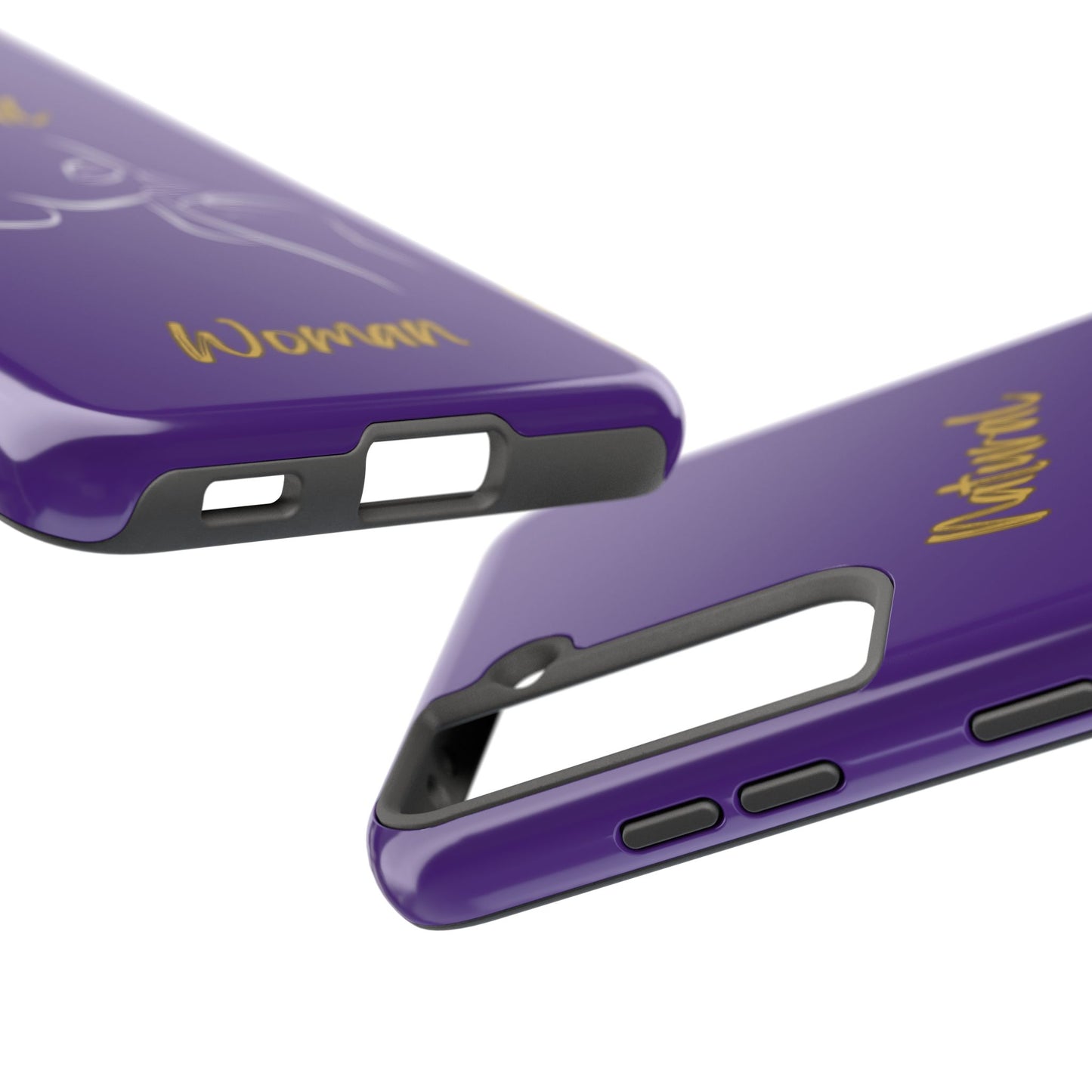 Natural Woman Chin Up (WL)Tough Phone Cases PURPLE