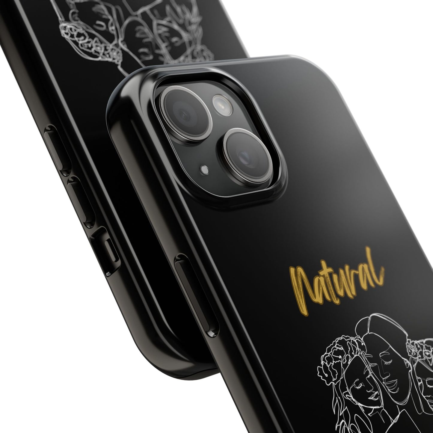 Natural Woman Me & My Girls (WL)Tough Phone Cases BLACK