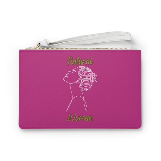 Natural Woman Wet Bun (WL) Clutch Bag PINK
