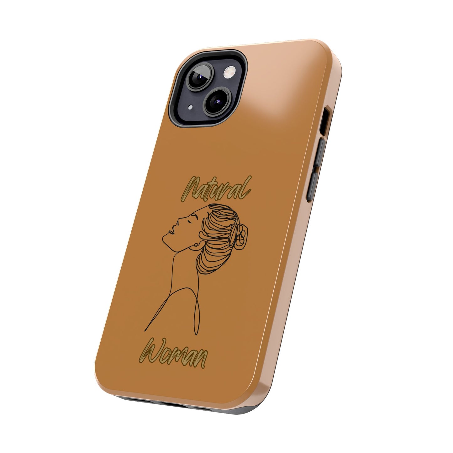 Natural Woman Wet Bun (BL) Tough Phone Cases LIGHT BROWN