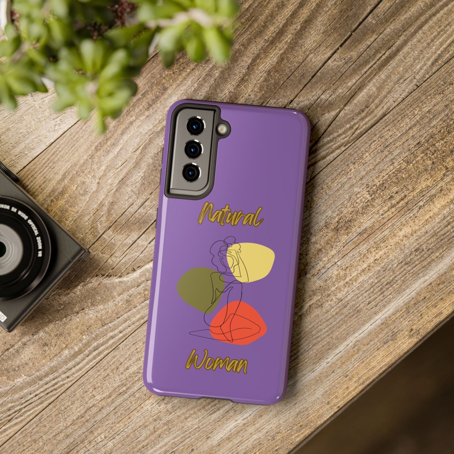 Natural Woman Colorful Pose (BL)Tough Phone Cases LIGHT PURPLE