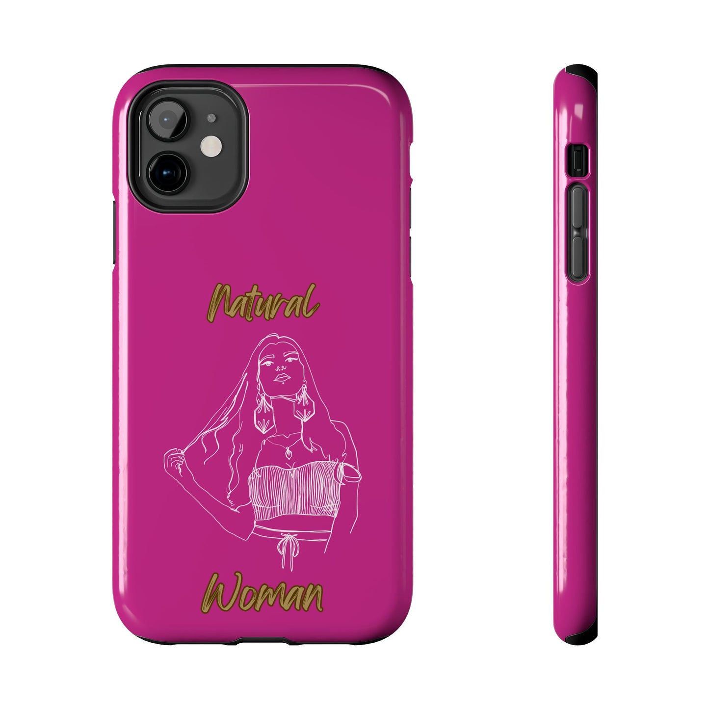 Natural Woman Thinking (WL)Tough Phone Cases PINK