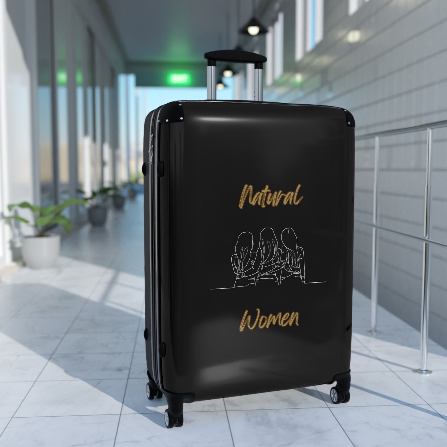 Natural Woman Loving Friends (WL) Suitcase BLACK
