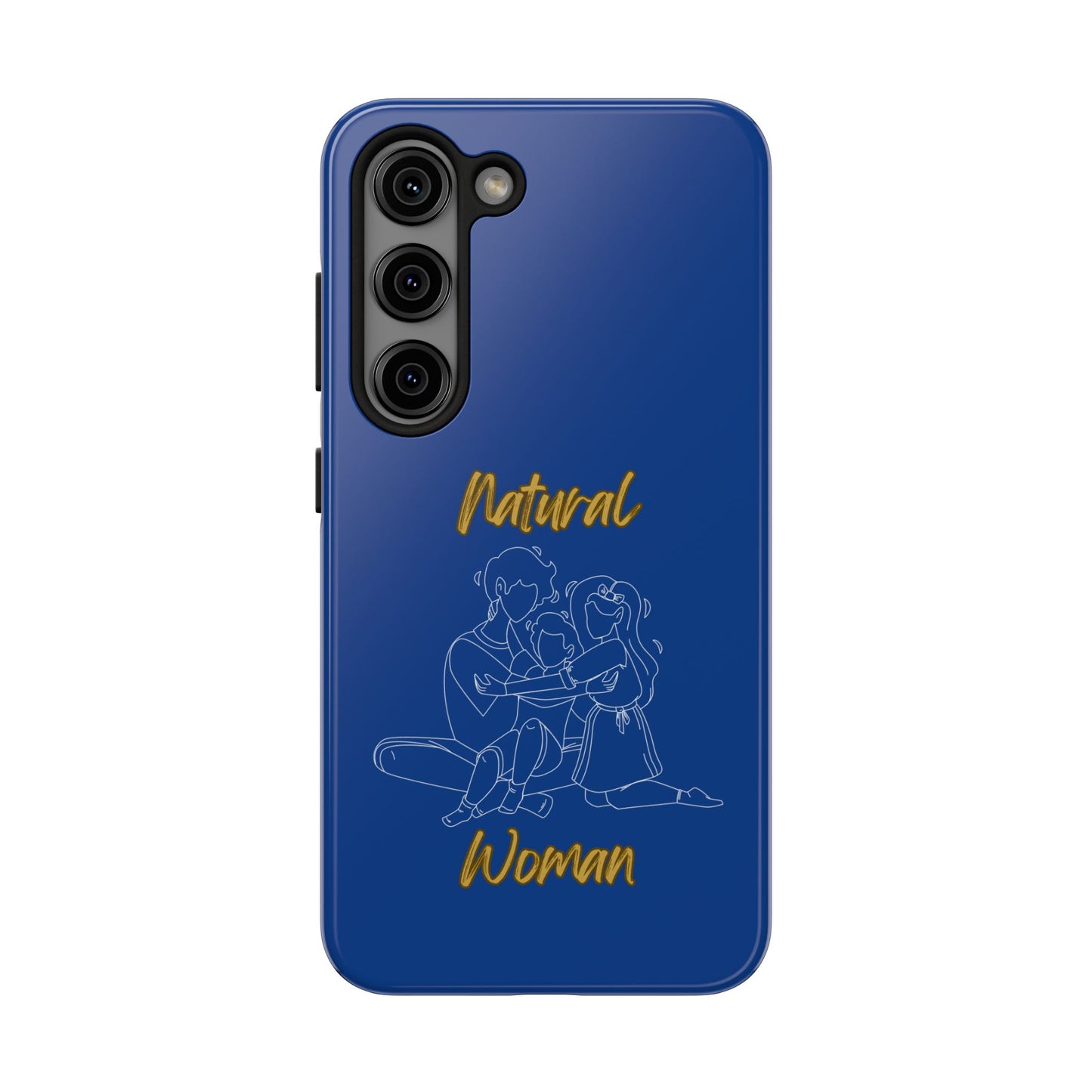 Natural Woman Bear Hugs (WL) Tough Phone Cases DARK BLUE