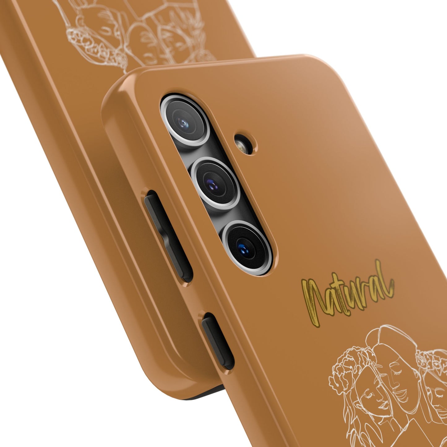 Natural Woman Me & My Girls (WL)Tough Phone Cases LIGHT BROWN