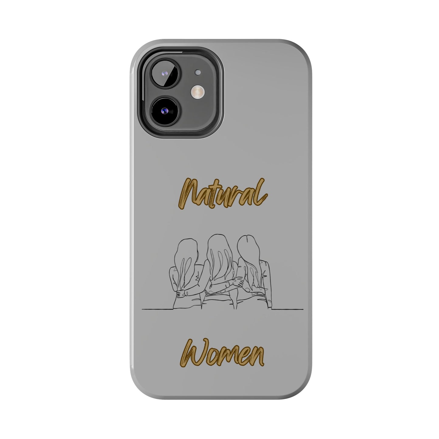 Natural Woman Loving Friends (BL)Tough Phone Cases LIGHT GREY