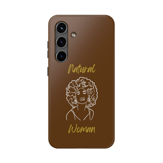 Natural Woman All About Me (WL)Tough Phone Cases BROWN
