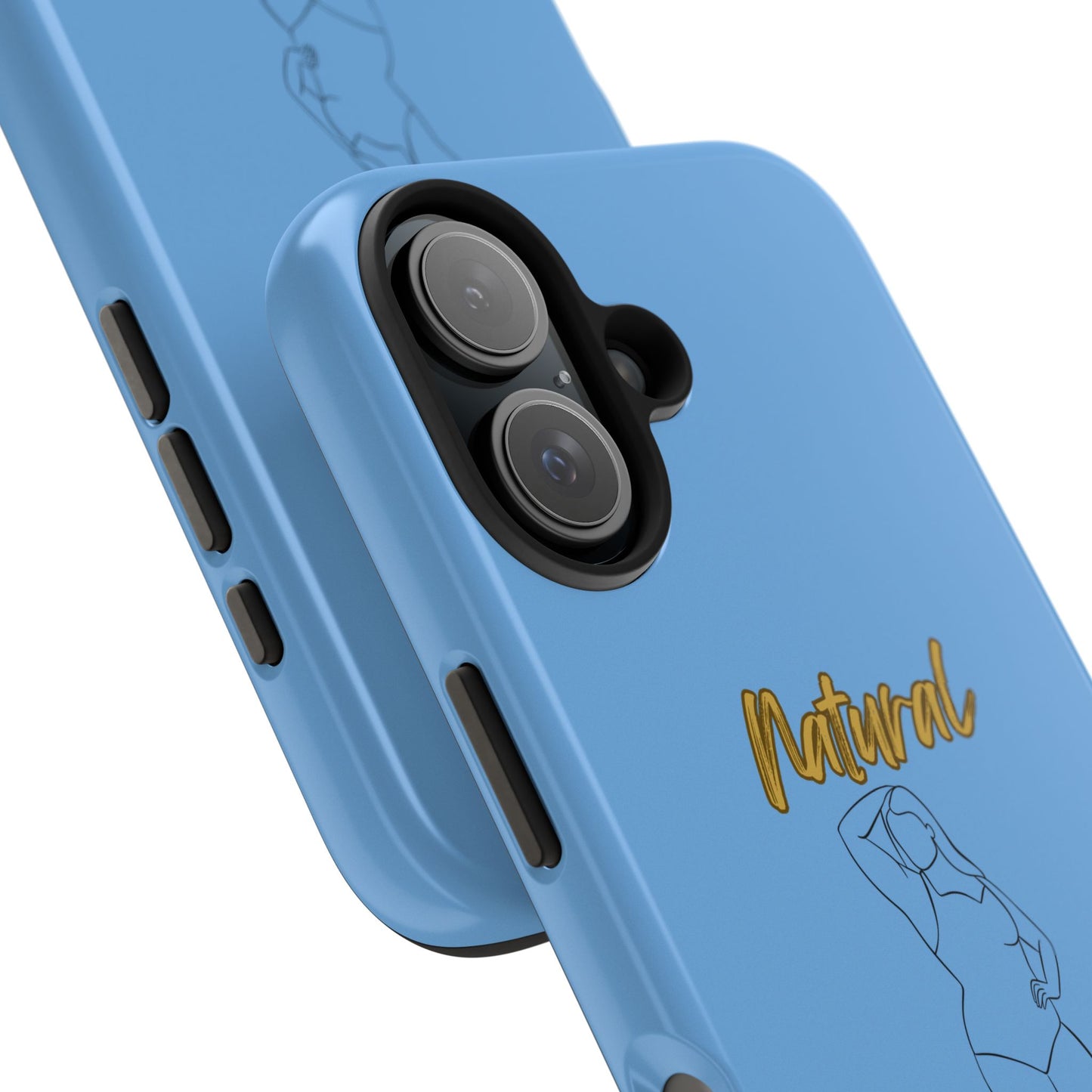 Natural Woman Looking Good (BL)Tough Phone Cases LIGHT BLUE