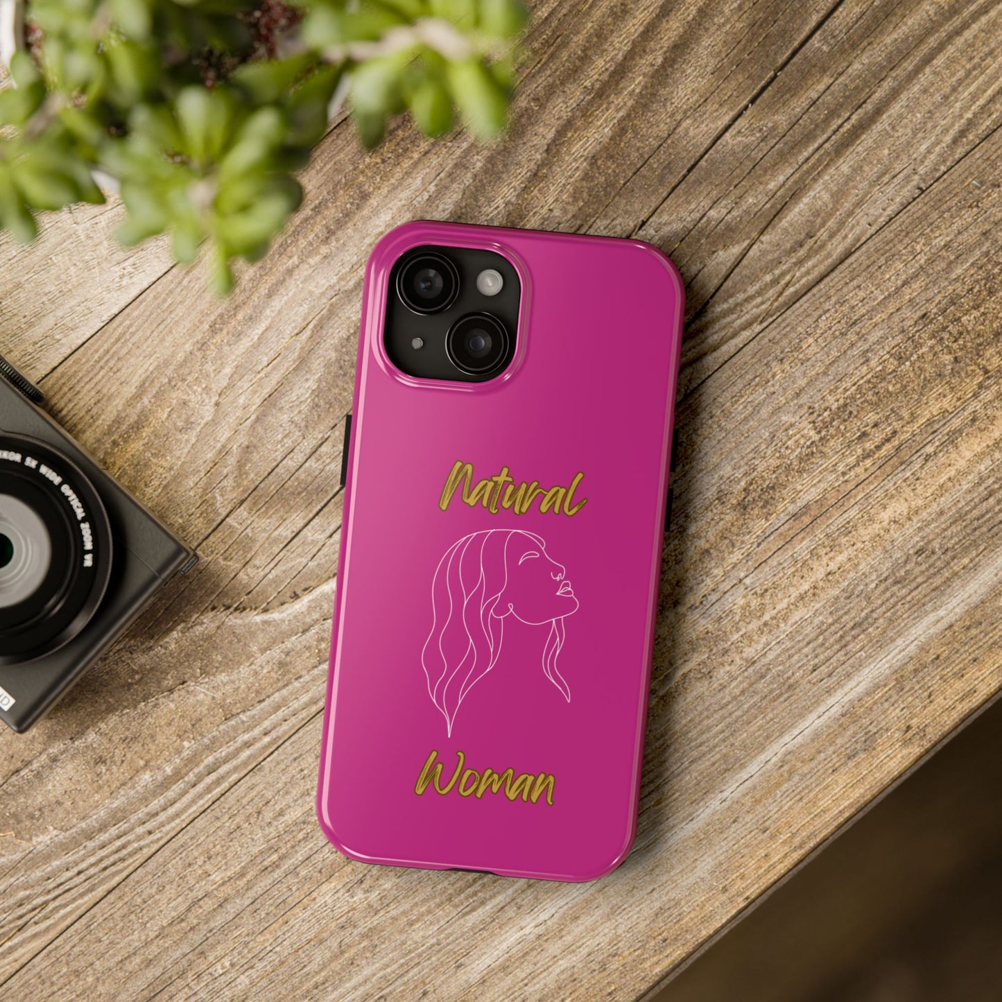 Natural Woman Breeze On Face (WL)Tough Phone Cases PINK