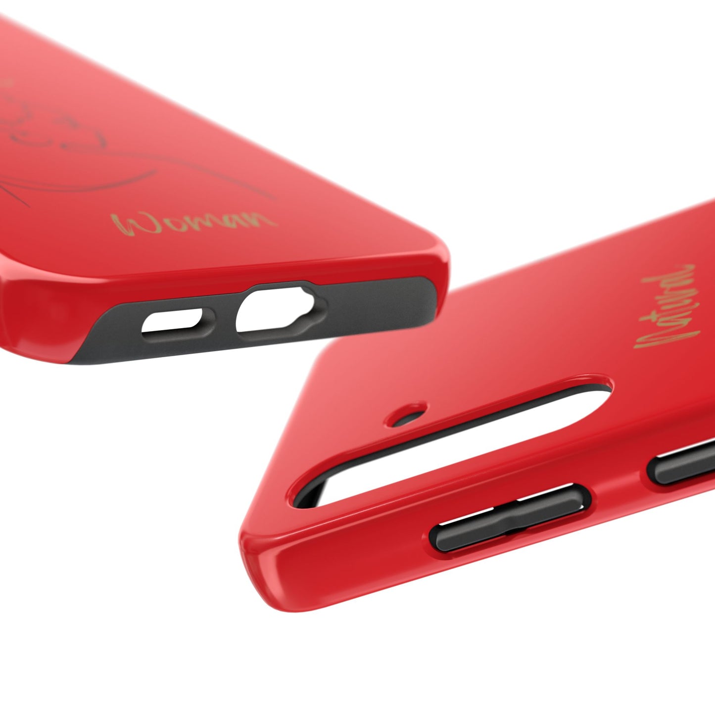 Natural Woman Twists (BL) Tough Phone Case RED