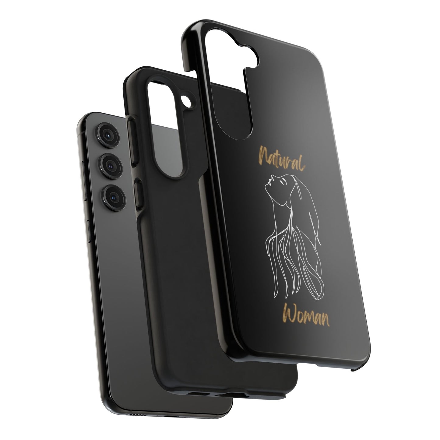 Natural Woman Appreciation (WL)Tough Phone Cases BLACK