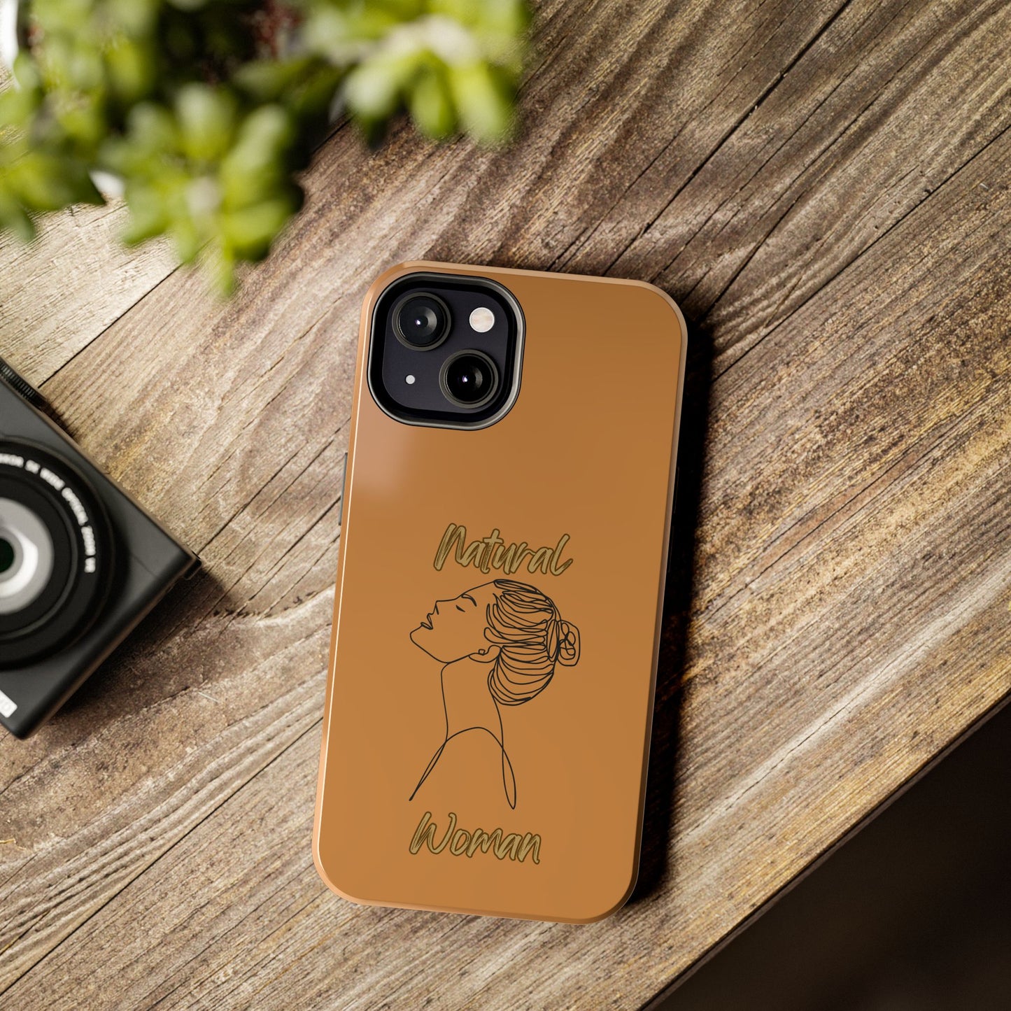 Natural Woman Wet Bun (BL) Tough Phone Cases LIGHT BROWN