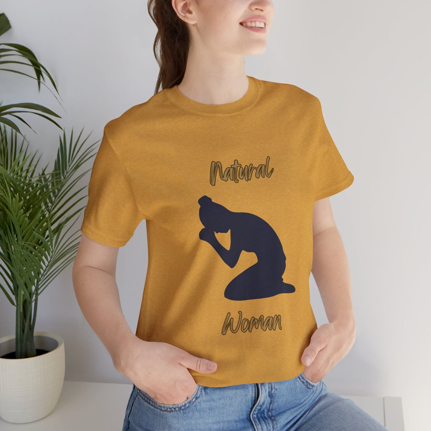 Natural Woman Pray (BL) Short Sleeve T-Shirt