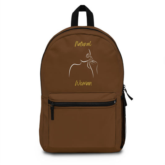 Natural Woman Chin Up (WL) Backpack BROWN