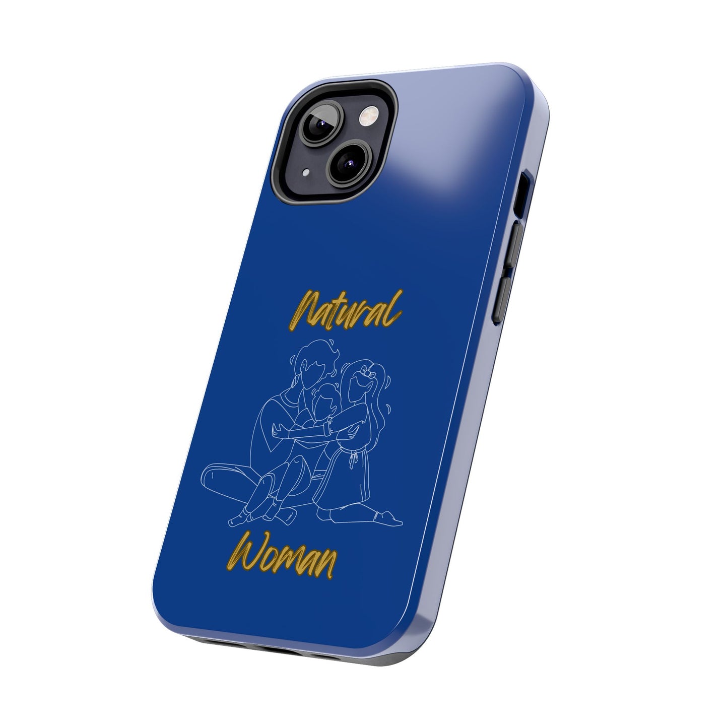 Natural Woman Bear Hugs (WL) Tough Phone Cases DARK BLUE