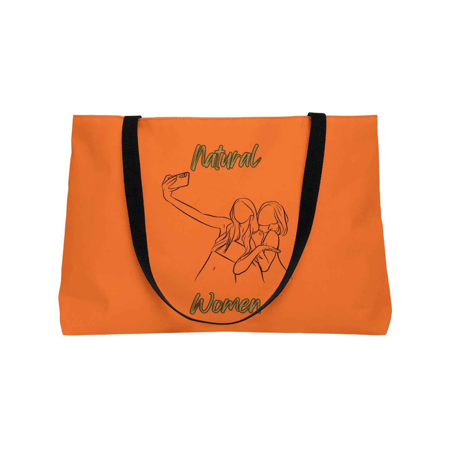 Natural Women Friends Selfie (BL) Weekender Tote Bag CRUSTA
