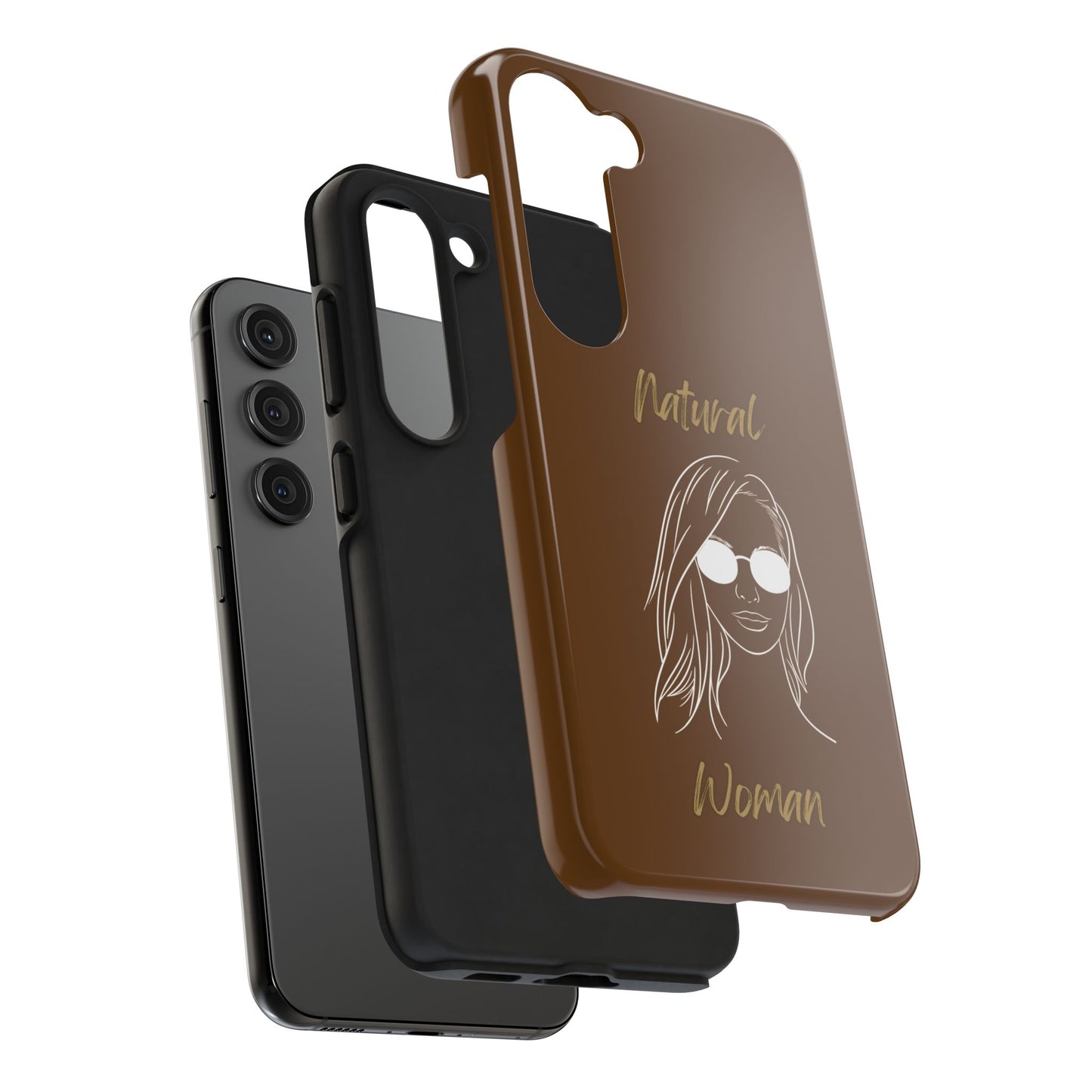 Natural Woman Shades (WL)Tough Phone Cases BROWN
