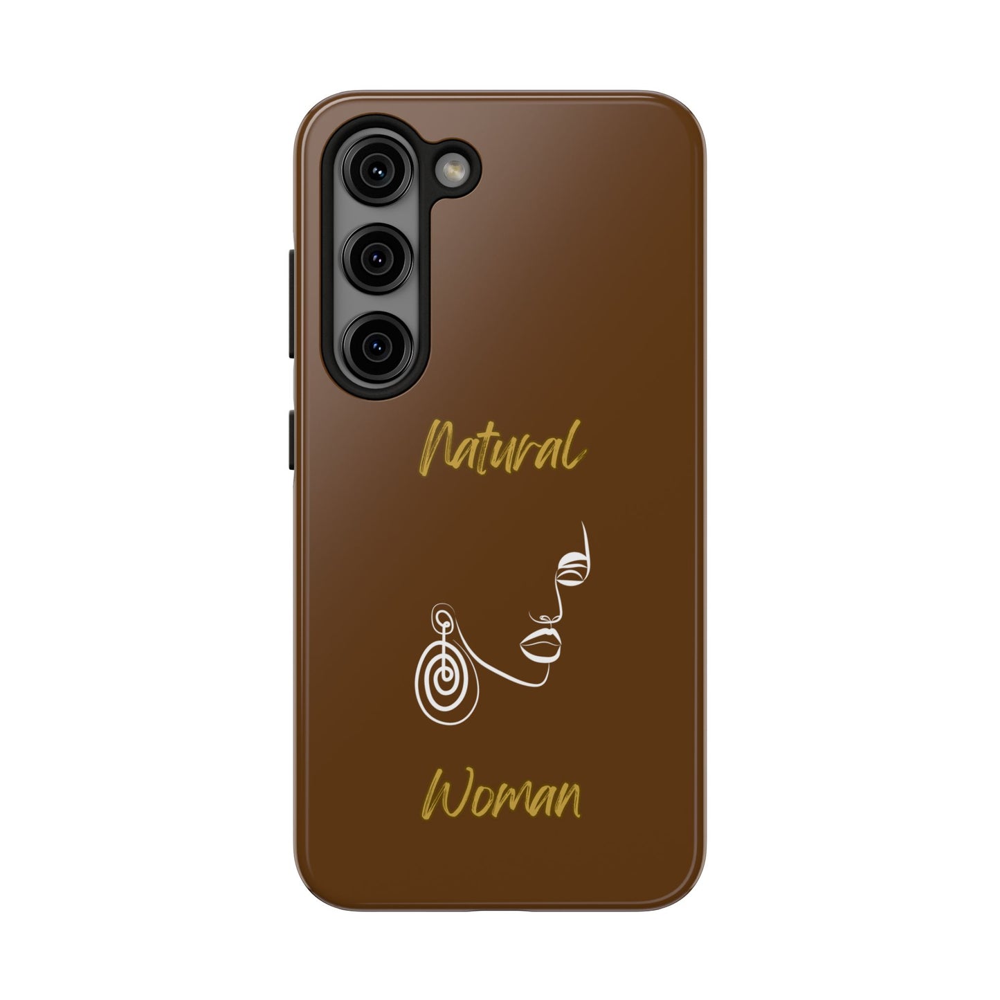 Natural Woman Music In My Soul (WL)Tough Phone Cases BROWN