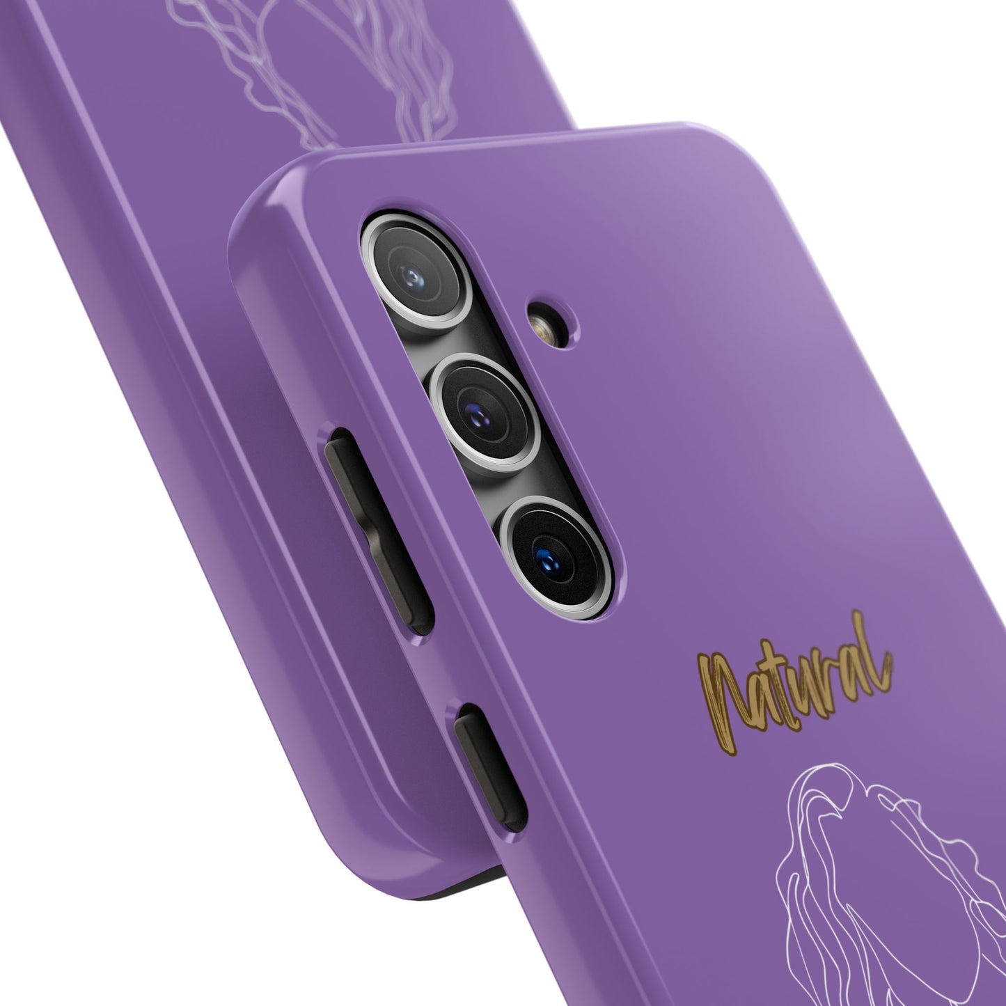 Natural Woman Relaxed (WL) Tough Phone Cases LIGHT PURPLE