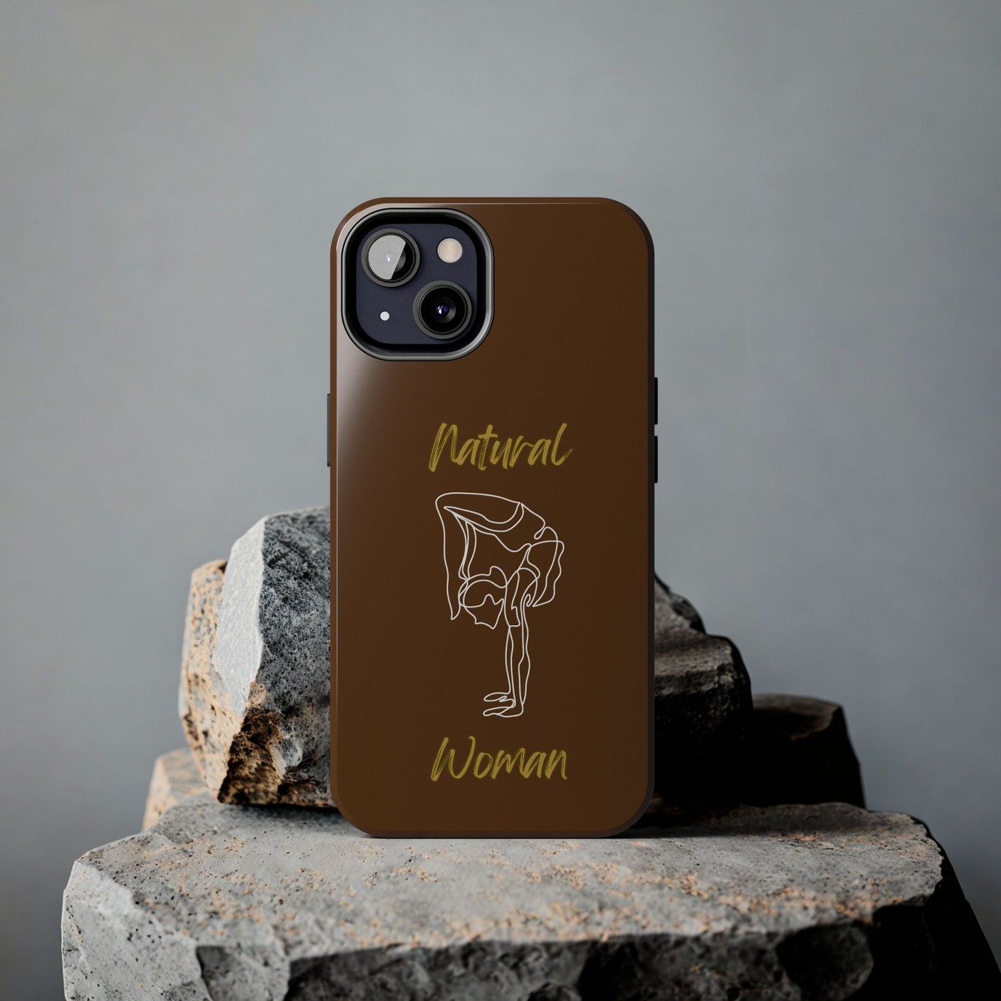 Natural Woman Flexible (WL)Tough Phone Cases BROWN